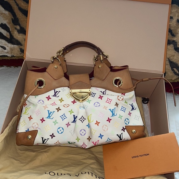 Authentic Louis Vuitton Úrsula Blanc multicolor - Picture 1 of 16